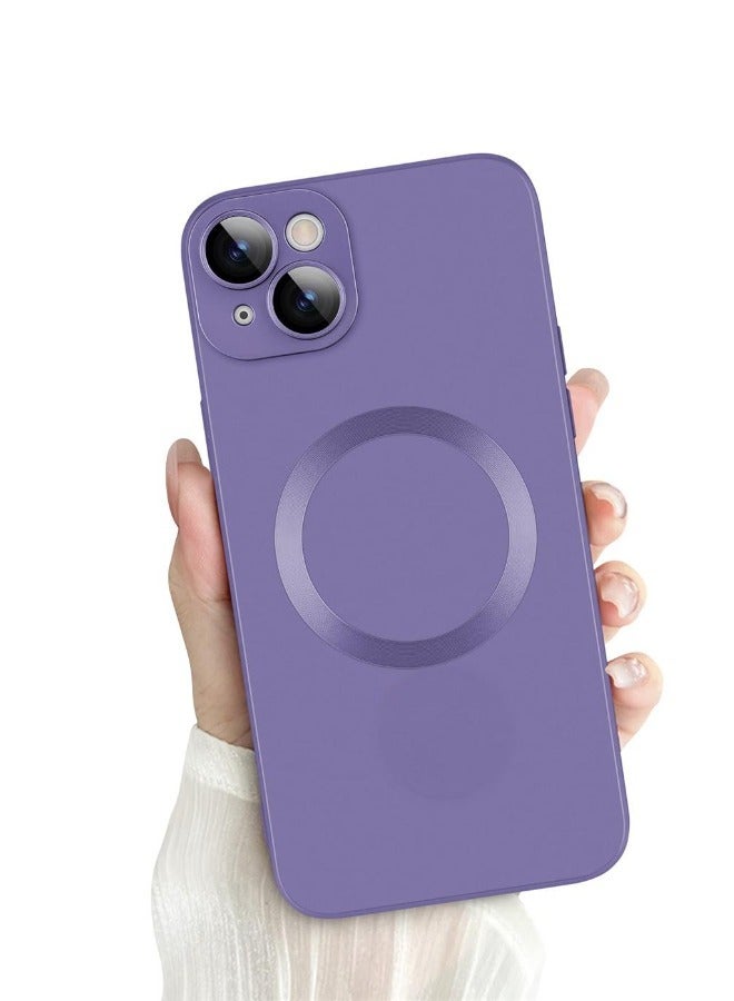 شيبشيب غطاء آيفون 15، جراب هاتف مغناطيسي مطفي مع حامي عدسة الكاميرا [متوافق مع MagSafe] من TPU الناعم، غطاء واقي نحيف ومقاوم للصدمات - Image 1
