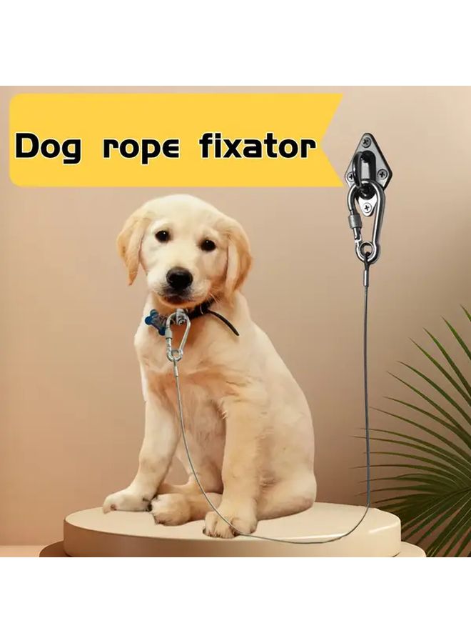 Alloy Steel Dog Leash Stake Swivel Hook Durable Lightweight Safe Outdoor Yard Camping Pet Safety Gear Model 181 1inch - Image 2