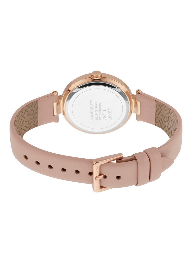 ESPRIT - Leather Analog Watch ES1L287L0035 - Image 1