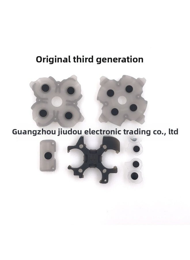 Generic - PS5 V1.0 V2.0 V3.0 Silicone Button Conductive Adhesive Ps5 Three-generation Handle Direction Function Key Conductive Adhesive-Product Color:Original Three Generations - Image 1