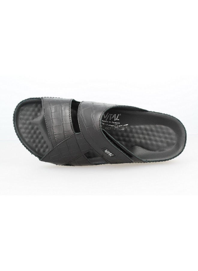 VITAL 148-1034 Vital Mens Sandals Vitallo Cocco Cara 74004S44399 Schwarz  - Image 3