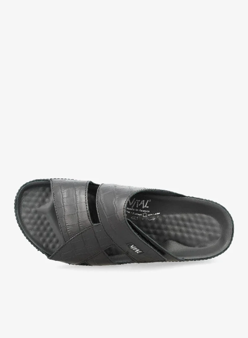 Vital Schwarz 148-1034 Vital Mens Sandals Vitallo Cocco Cara 74004S44399 Schwarz for Men | Best Price UAE