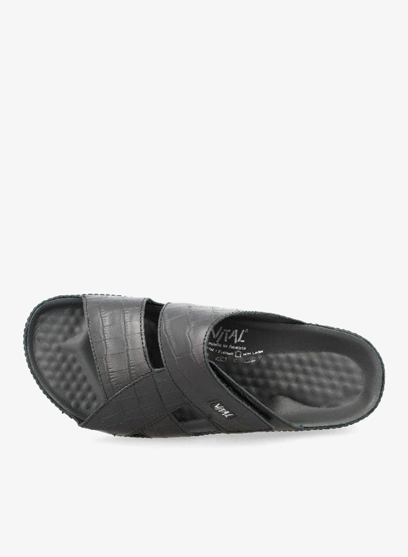 VITAL 148-1034 Vital Mens Sandals Vitallo Cocco Cara 74004S44399 Schwarz - Image 3