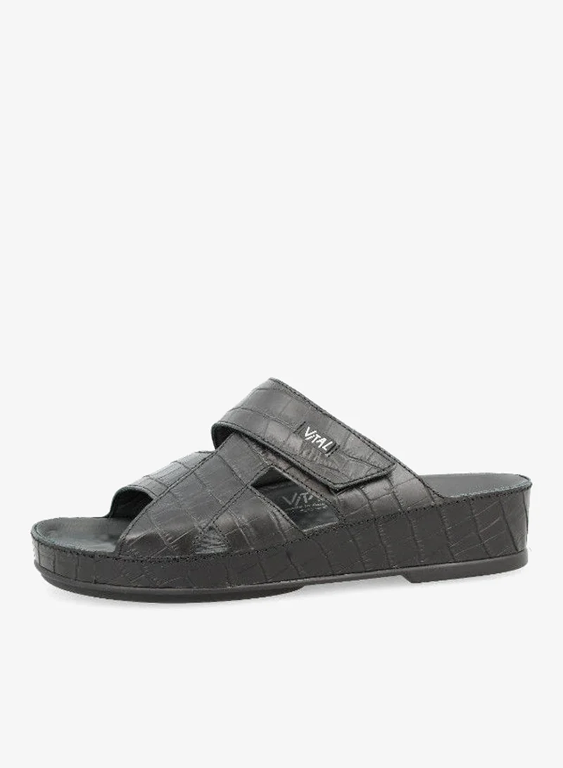 فايتال صندل فيتالو للرجال كوكو كارا  أسود