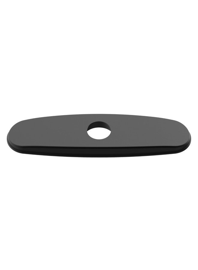 Derengge RP-1105-MT 8 Inch Faucet Deck Plate Kitchen Escutcheon Hole Cover, Matte Black Finished - Image 3