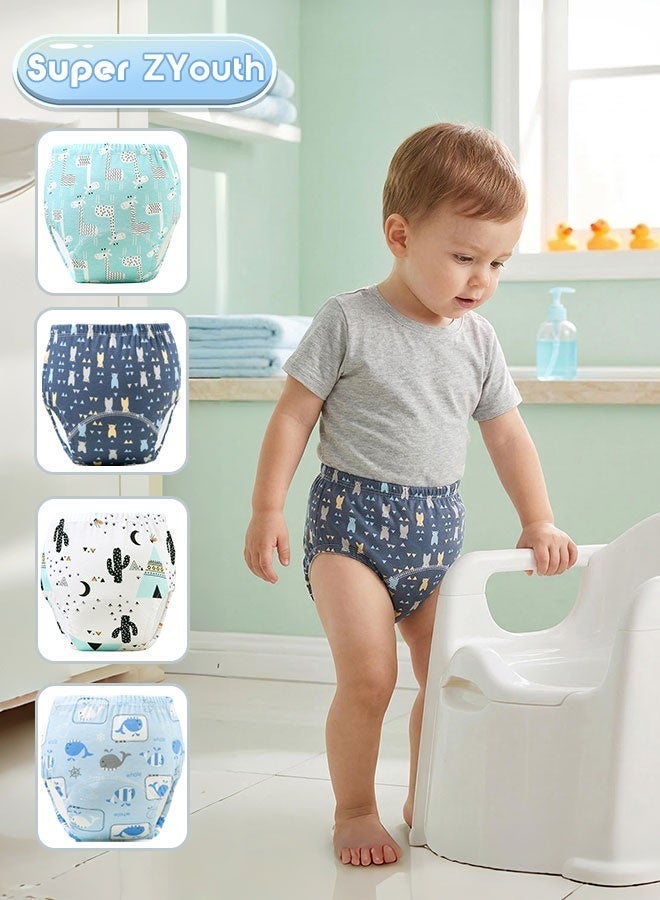5 Pieces Baby Potty Training Pants, Breathable Cloth Diapers for Boys and Girls - Image 1