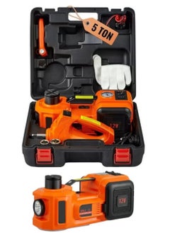 EzzySo 12V 5 ton car electro-hydraulic jack set with air pump multi-function 4 in 1 suitable for all car models  - Image 2