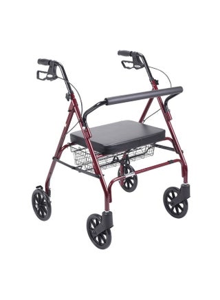 10215RD-1 Bariatric Foldable Rollator Walker with Seat, Red - pzsku/ZA84D8C013DC25731AC2AZ/45/_/1715715437/73d29f0c-a841-4b6d-b0f9-d114317a88e7