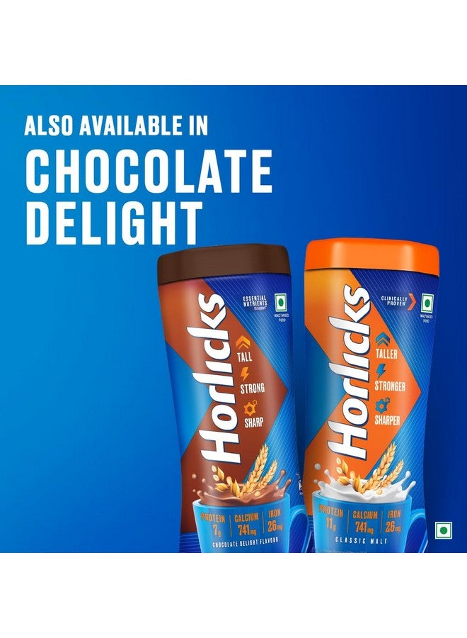 Horlicks Horlicks Nutrition Drink Jar - 1 kg - Classic Malt - Clinically Proven to make kids Taller, Stronger, Sharper  - Image 5