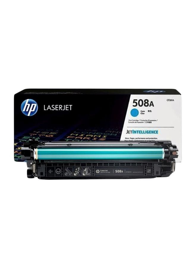 HP خرطوشة حبر 508A أصلية لطابعة ليزر جيت أزرق سماوي - Image 1