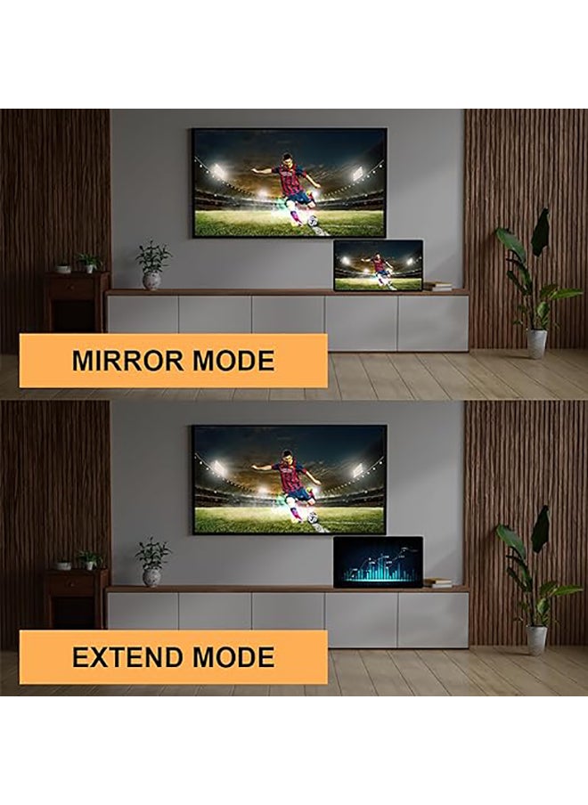MOWSIL DisplayPort to HDMI Adapter (Male to Female) Support 4K x 2K @30HZ Audio/Video, Grey Aluminum Body, Gold Plated Connector - Pack of 1  - Image 3