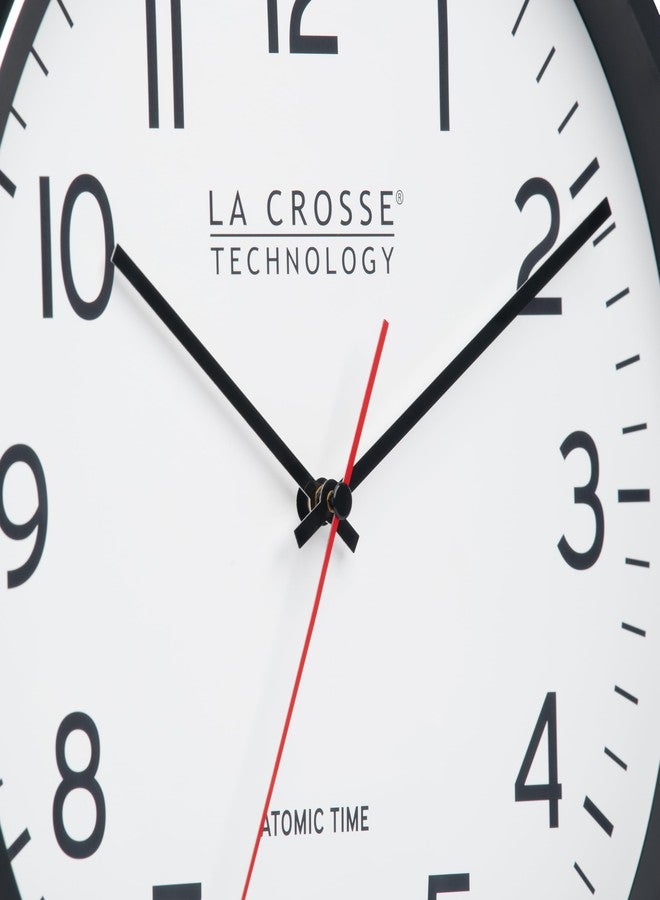 La Crosse Technology 404-3730 11.8-inch Atomic Metal Analog Wall Clock - Image 4
