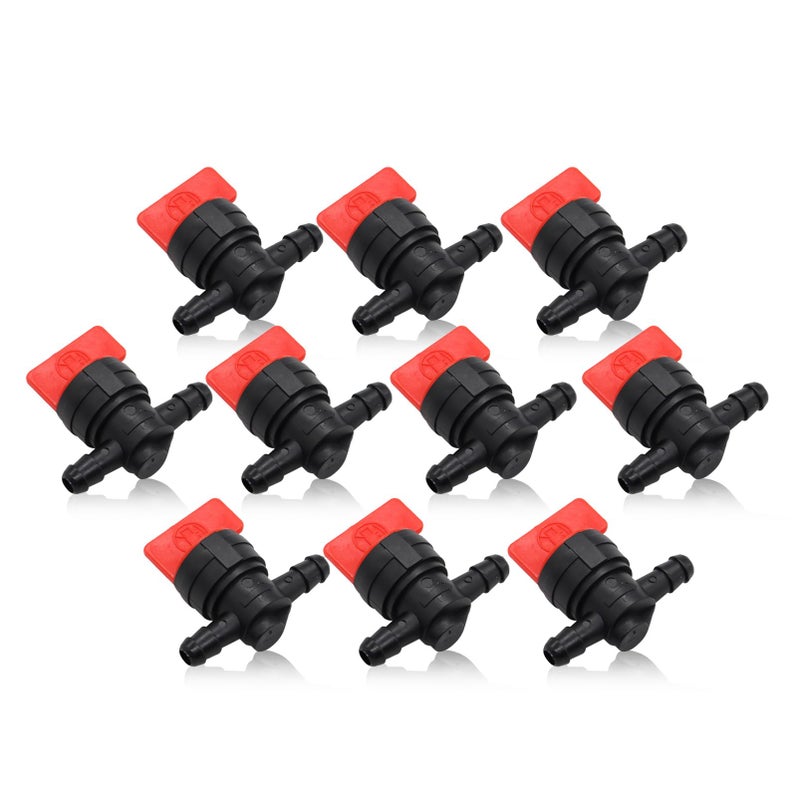 Yunnergo 10PCS 14 Straight Inline Gas Fuel Shut Off Valves 493960 494768 698183 Cut Off Valves Compatible with 5019H 5019K 24507 34212 AM36141 AM107340 543150 1603770 - Image 2