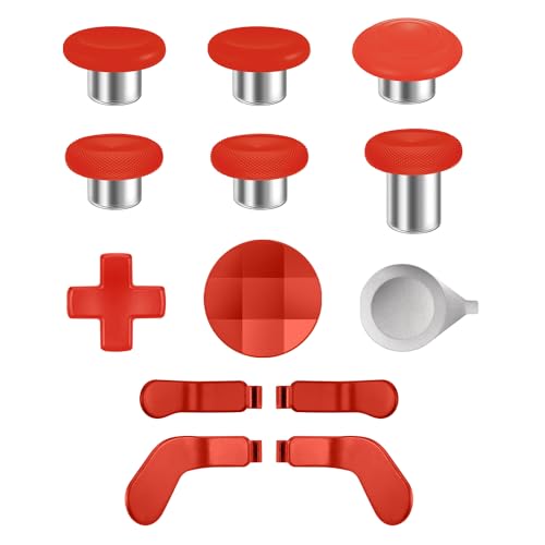 KOOWOD Accessories for Xbox Elite Controller Series 2-13 in 1 Replacement Paddles Thumbsticks Analog Sticks Joystick Parts Repair Kit Component Set with 2 D-Pads, 1 Tool - Image 1
