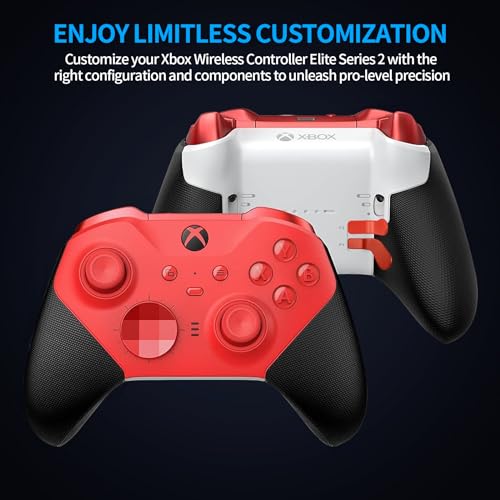 KOOWOD Accessories for Xbox Elite Controller Series 2-13 in 1 Replacement Paddles Thumbsticks Analog Sticks Joystick Parts Repair Kit Component Set with 2 D-Pads, 1 Tool - Image 2