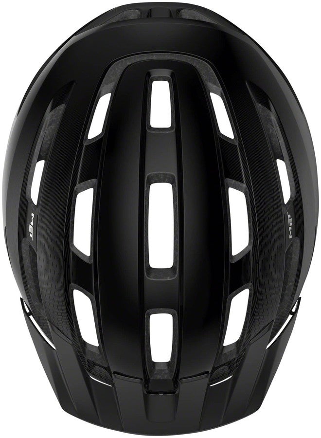MET Downtown MIPS Helmet, Black Glossy, Small/Medium - Image 4