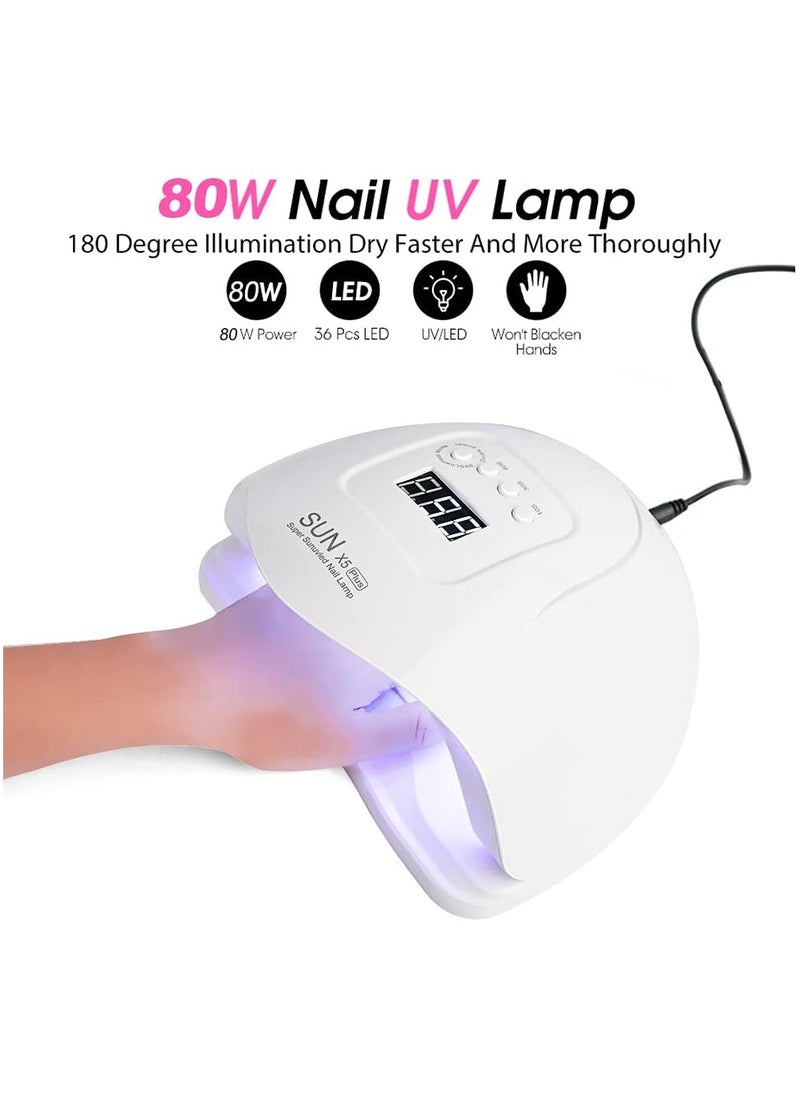 Sun Professional Gel Polish LED Nail Dryer Lamp White  - Image 3