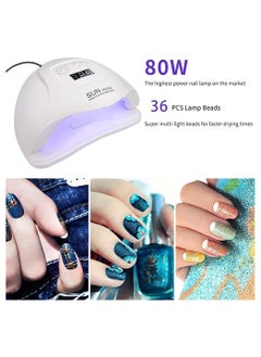 Sun Professional Gel Polish LED Nail Dryer Lamp White  - Image 4