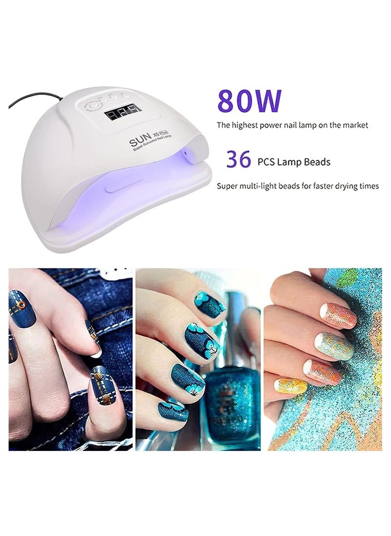 Sun Professional Gel Polish LED Nail Dryer Lamp White  - Image 4