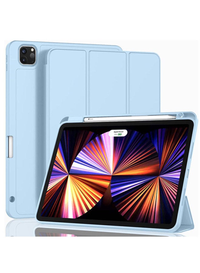 مناسبة لجهاز Ipad Air11 حافظة واقية مع فتحة قلم IPad Pro13 الجيل العاشر من IPad Mini7 حافظة جلدية - اللون: أبيض ثلجي - الطراز القابل للتطبيق: iPad Mini6/7 - Image 1