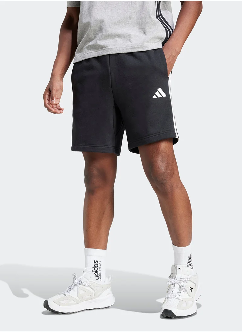 اديداس Essential 3 Stripe French Terry Shorts