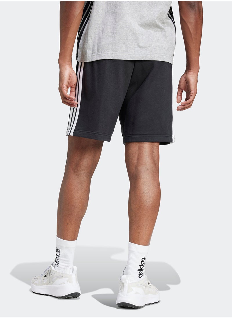 Adidas Essential 3 Stripe French Terry Shorts  - Image 2