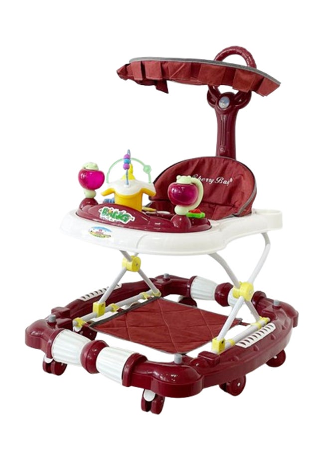 kiddoz Baby Walker - Burgundy  - Image 1