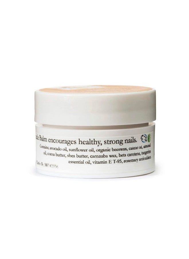 Bee Naturals Nail & Cuticle Balm - Cocoa Butter & Beta Carotene Blend for Strong, Smooth Nails - luscious natural tangerine fragance Shea Butter & Beeswax Cruelty-Free Nail Care  - Image 5