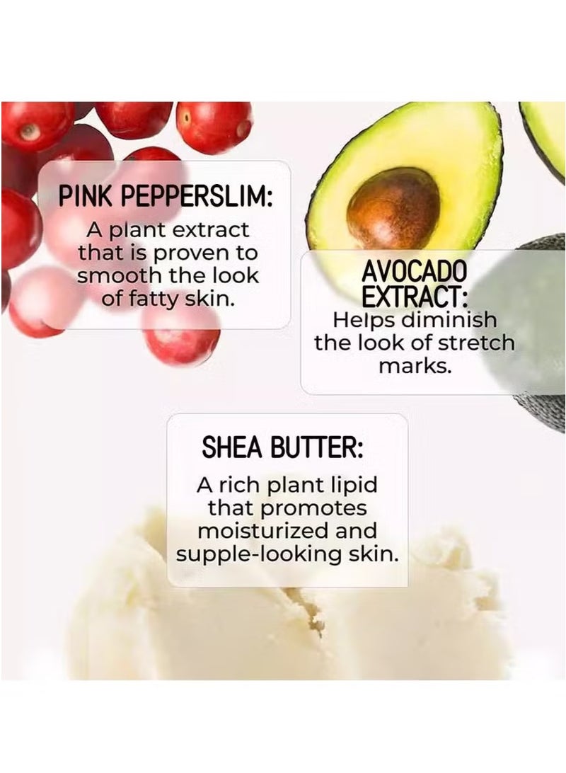 FLAT Moisturizing, lifting, lightening, firming, abdomen, arms, thighs and buttocks, firming and moisturizing, targeting stretch marks and cellulite body cream 100ML - Image 4
