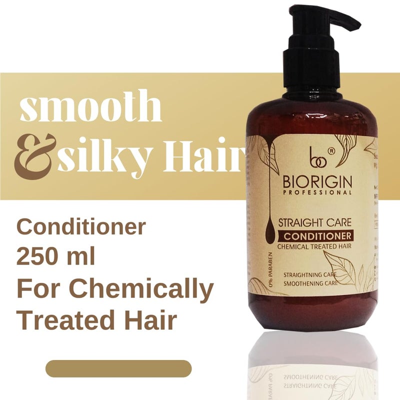 Biorigin Straight Care conditioner 250ml For Chemically treated Dull Dry and Ruff hairs - Image 2