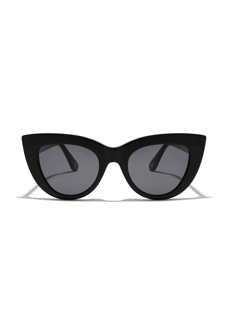 30Sundays That'S Hot,Women Sunglasses, Cat Eye Sunglasses, UV Protection: UV400 (Black,Grey)