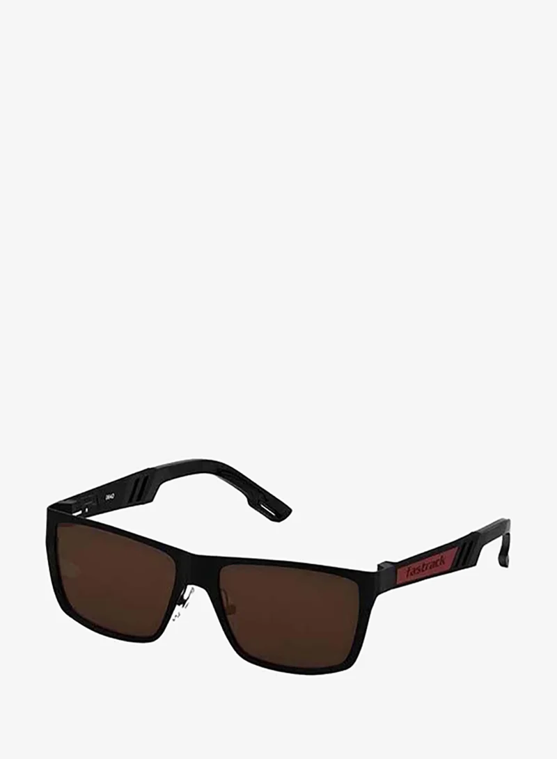 fastrack Brown Wayfarer Polarized Sunglasses for Men
