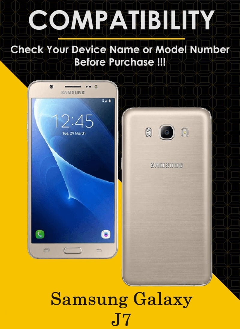 AINA Tempered Glass Screen Protector 5D Designed For Samsung Galaxy J7 Full Glue Edge to Edge Full Screen Coverage And Bubble Free - Image 3