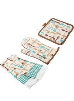 Kitchen set towel and heat holder and how to insulate heat from high quality cotton fabric in multiple colors and designs