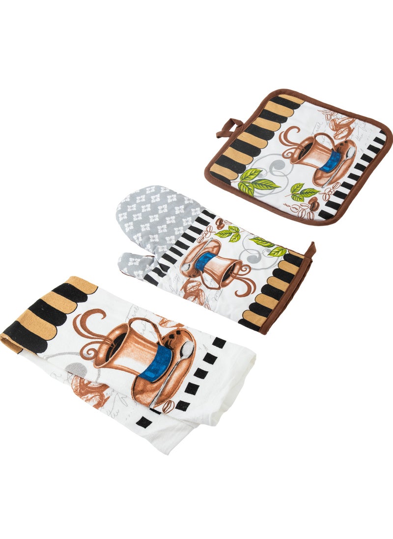 Dania - Kitchen set towel and heat holder and how to insulate heat from high quality cotton fabric in multiple colors and designs - Image 1