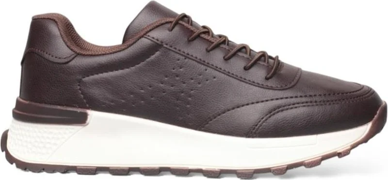 Liger Women's Lace-Up Easy-to-Wear Seasonal Sneakers Brown