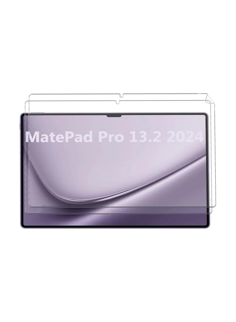 【2 Packs】 Compatible with Huawei MatePad Pro 13.2 inch 2024 Screen Protector Similar to writing and drawing on paper Thin and sensitive matte PET film for writing anti-glare film protection - Image 1