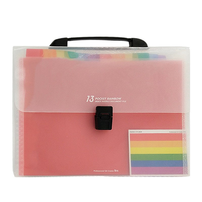 Generic A4 Accordion Carry Bag Large Capacity Student Paper Organizer A4 organ bag 13