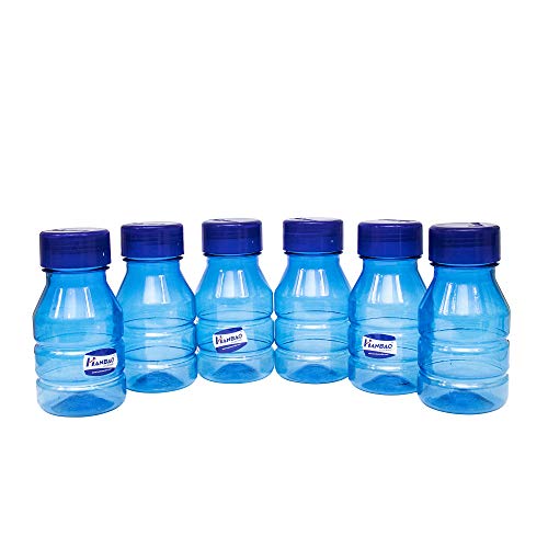 HANBAO SMALL PET WATER BOTTLE, 250ml (Pack of 6) Blue - Image 2