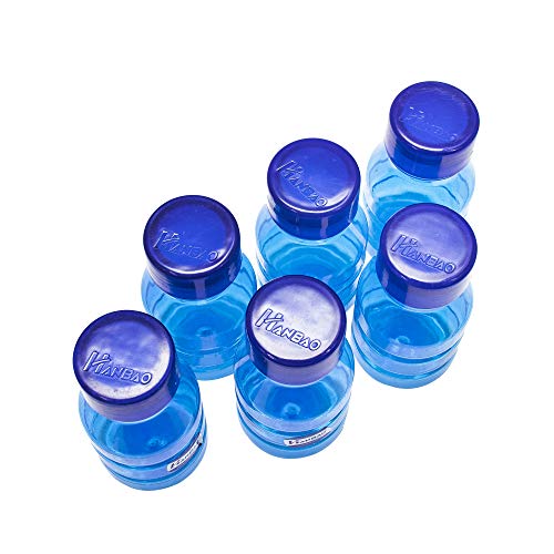 HANBAO SMALL PET WATER BOTTLE, 250ml (Pack of 6) Blue - Image 3