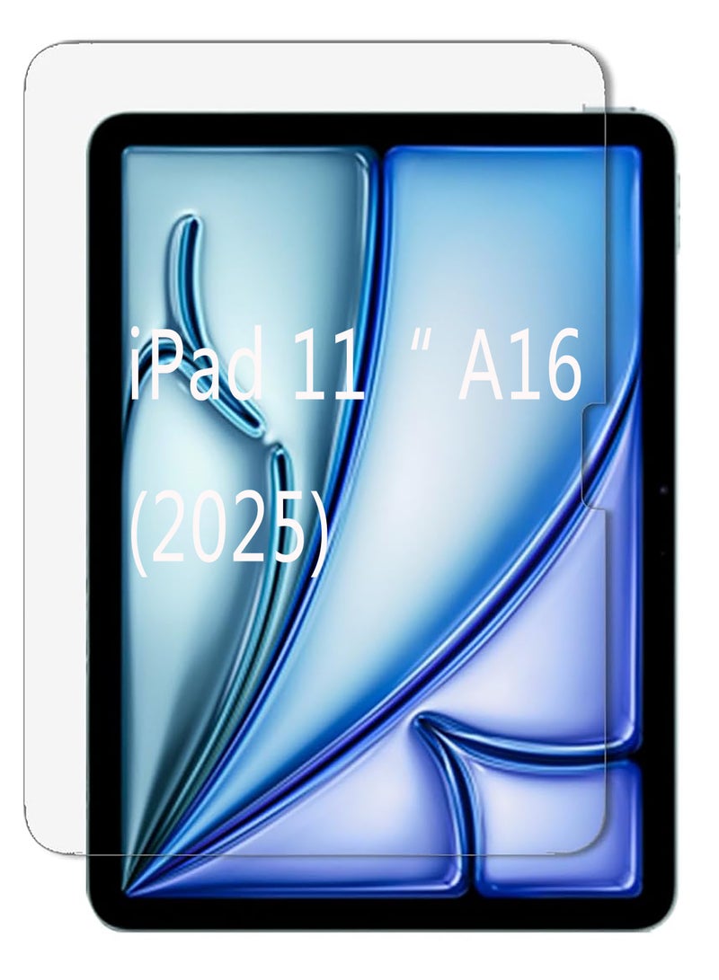 دوسالا حماية شاشة واحدة لجهاز iPad A16 بحجم 11 بوصة 2025 / iPad 10 الجيل العاشر بحجم 10.9 بوصة 2022، ترقية حماية الحواف، مقاومة للخدوش، وضوح، مضادة لبصمات الأصابع، سهلة التركيب، خالية من الفقاعات - Image 1