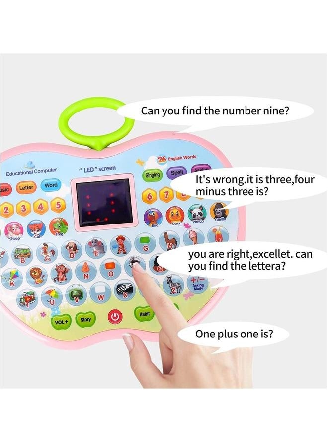 Educational Toys, Multifunctional Learning Tablet for Toddlers Kids Interactive Toy Board Boys Girls Children LCD Screen Tablets Toys Birthday Gift 1 2 3 4 Year Old - Image 5