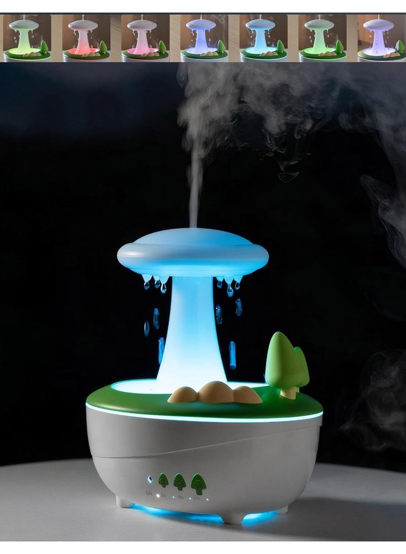 Rain Cloud & Mushroom Mist: Your Ultimate Desktop Relaxation Companion - Image 1