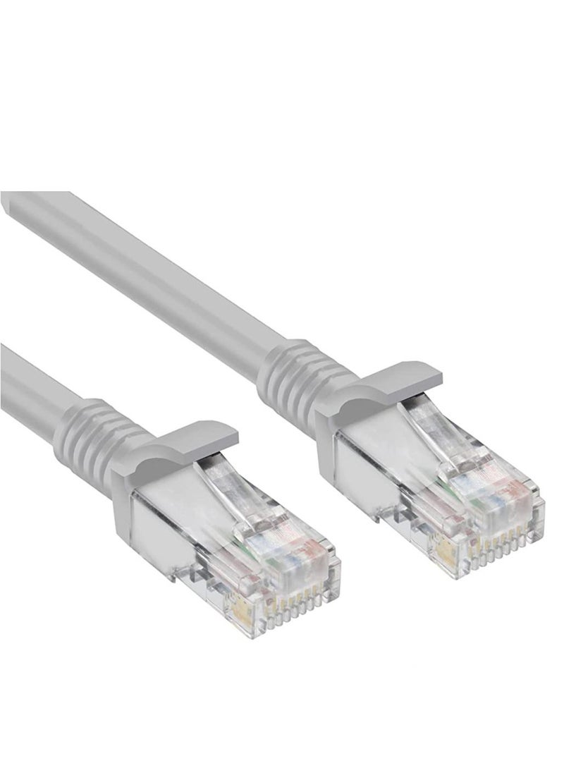High Speed(20M/65.6 Feet) RJ45 Cat 6 Ethernet Patch Cable LAN Cable Compatible for PS4 PS3 Nintendo Switch Raspberry Pi 4 Smart TV Computer Modem Router Gray