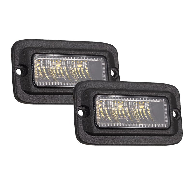 Raycharm راي تشارم 4.3" مصابيح LED مدمجة للطرق الوعرة، سطوع فائق 6000K أبيض بارد، شعاع واسع، ضوء عكسي وضوء احتياطي لجيب، شاحنة، UTV، ATV، مقاوم للماء/مضاد للصدمات IP68، 12V/24V، عبوة من 2 - Image 5