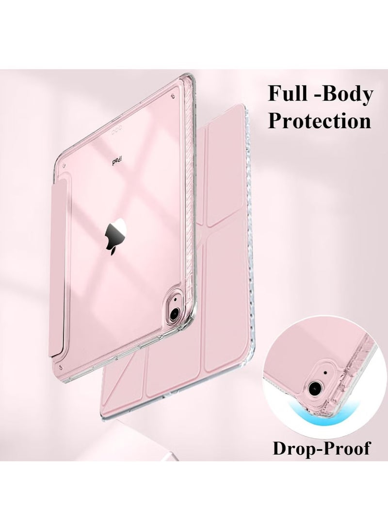 Case for iPad (A16) 11th Generation 11 Inch 2025, iPad 10th Generation 10.9 inch 2022 with Pencil Holder, 6-in-1 Multiple Viewing Angles Y-Shaped Stand, Transparent Back Cover - Image 4