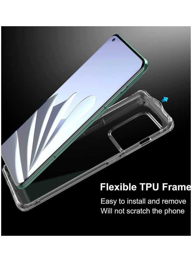 Shockproof Ultra Slim Transparent Soft TPU Cover 6.7 inch For OnePlus 10 Pro 5G Clear - Image 4