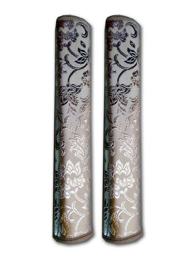 Kuber Industries غطاء مقبض الثلاجة القابل للغسل من كوبر إندستريز ركسين، عبوة من 2 (رمادي) - Image 1