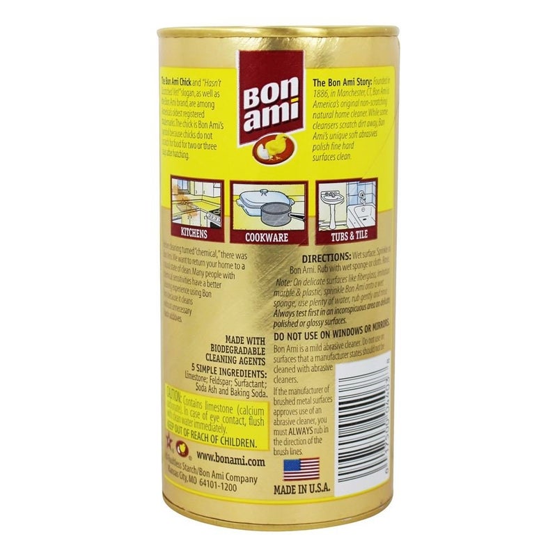 BON AMI - All Natural Powder Cleanser Kitchen & Bath - 14 oz. - Image 3