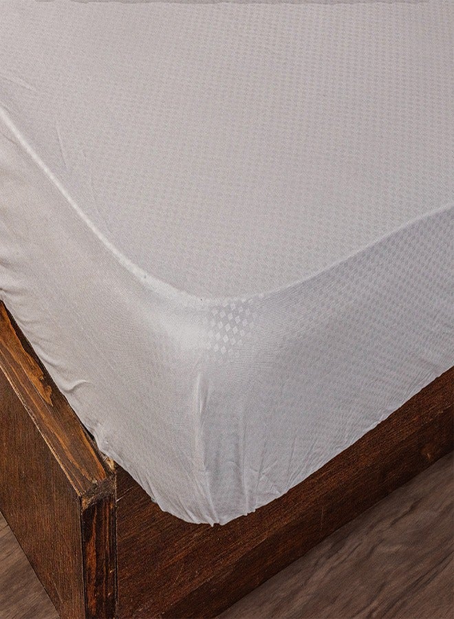 باشاهوم طقم ملاية ساده بأستك من الأركان طول 2متر *ارتفاع 30سم- تمتعي بنعومه والراحة  -نسيج متماسك وصحي وعملي في الغسيل - Image 2